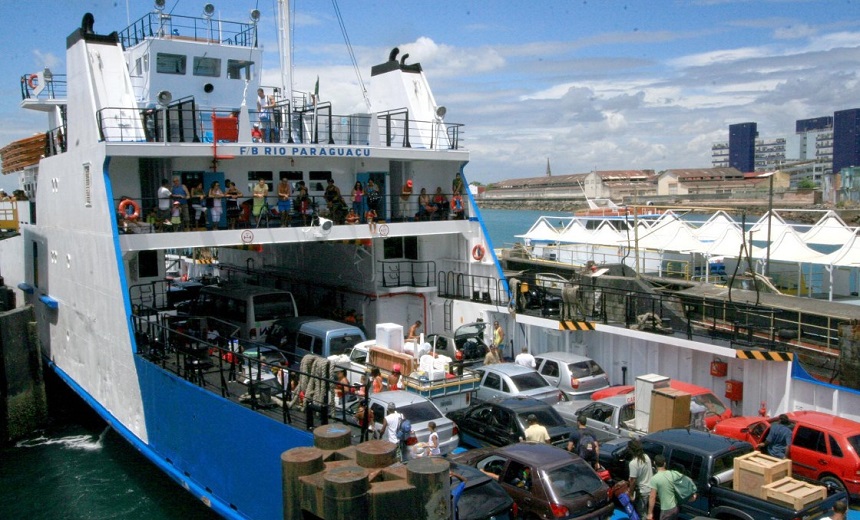 Último horário para saída de ferry-boat sentido Mar Grande é 20h; informa Astramab