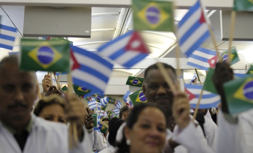 Voos para levar médicos cubanos a Havana partem do Brasil a partir desta quinta