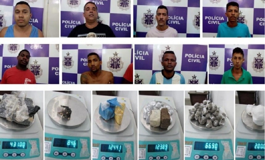 Megaoperações policiais capturam nove integrantes de quadrilhas em Itabuna