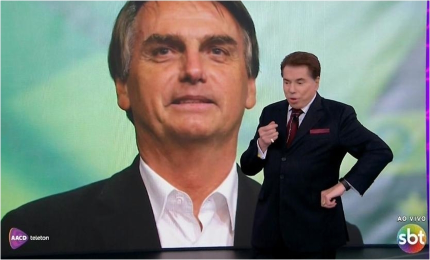 Bolsonaro almoça com Silvio Santos em SP após consulta em hospital