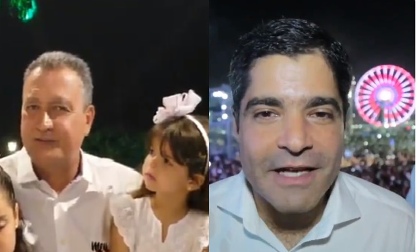 Nas redes sociais, Rui Costa e ACM Neto desejam feliz ano novo aos baianos