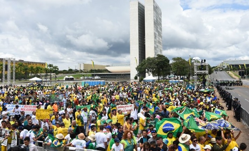 Homem é preso por importunação sexual durante posse de Bolsonaro