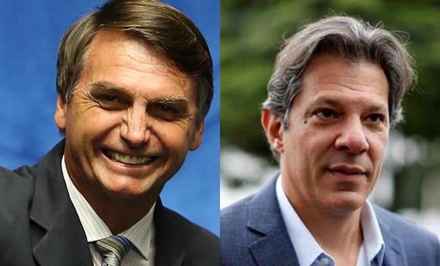 Bolsonaro alfineta Haddad e diz que &#8216;PT quebrou o Brasil de tanto roubar&#8217;