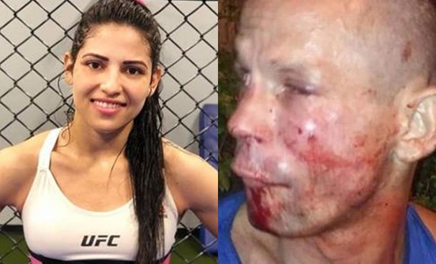 Lutadora do UFC reage a assalto no Rio e domina ladrão com socos, chute e mata-leão