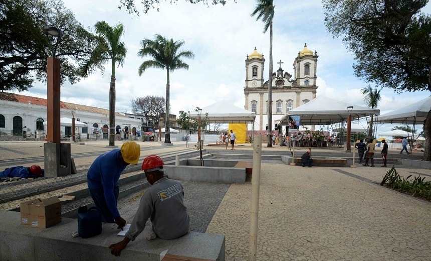 Parte alta da Colina Sagrada vai ficar pronta para Lavagem do Bonfim, segundo prefeitura