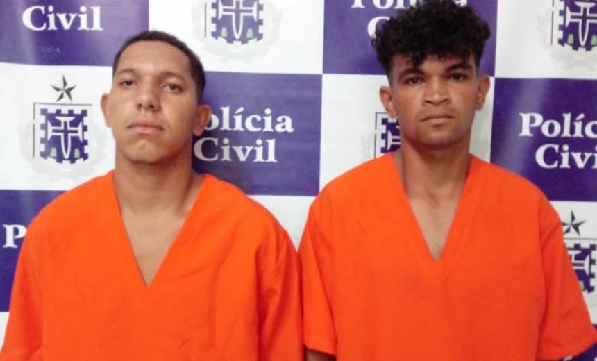 Polícia prende dupla suspeita de executar &#8216;rival&#8217; em Itabela, no sul da Bahia