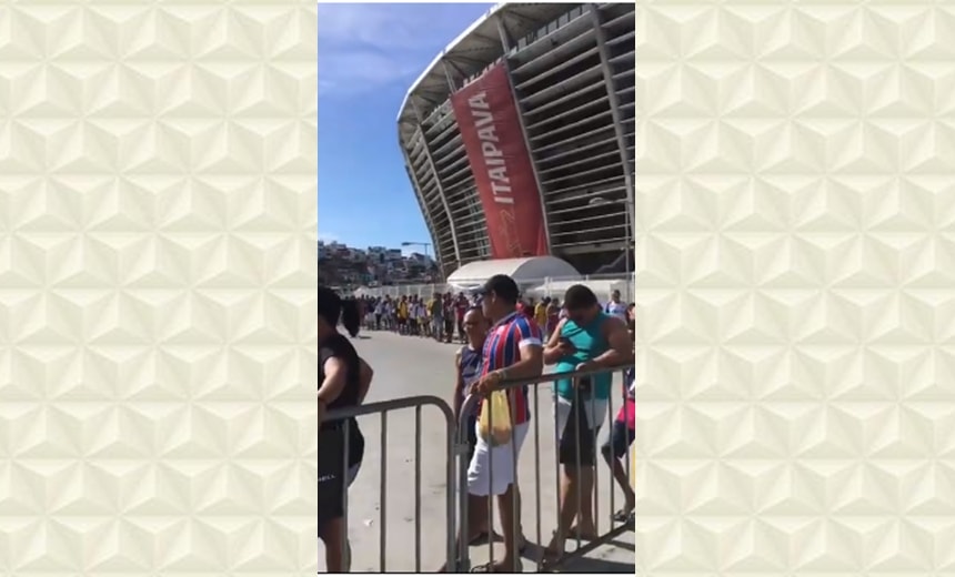 Torcida do Bahia faz fila para ver treino e últimos ajustes da estreia na Copa do Nordeste