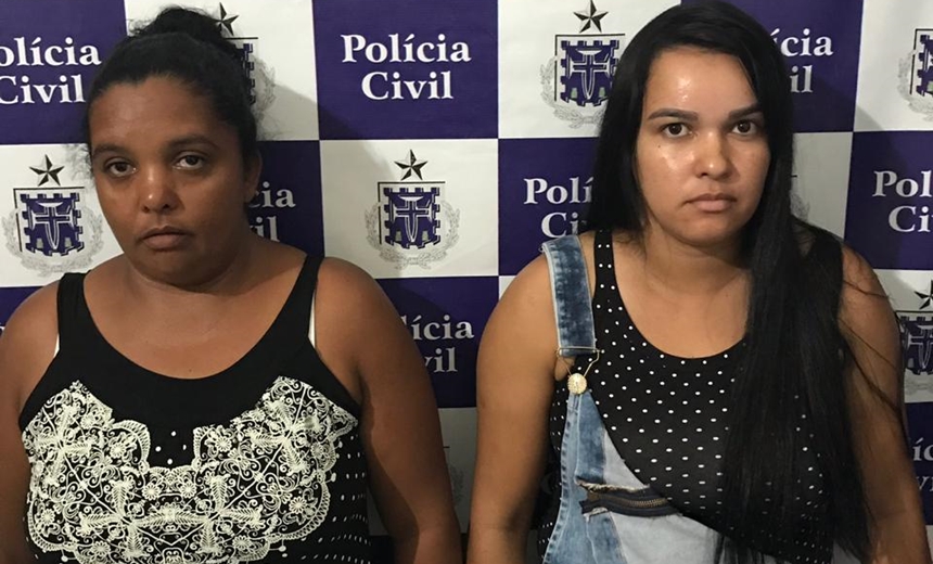 Dupla é presa durante esquema de tráfico de drogas em Conceição do Jacuípe