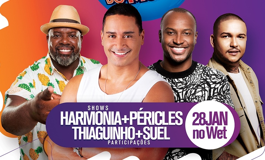 Penúltima edição terá show de Péricles e participação de Thiaguinho