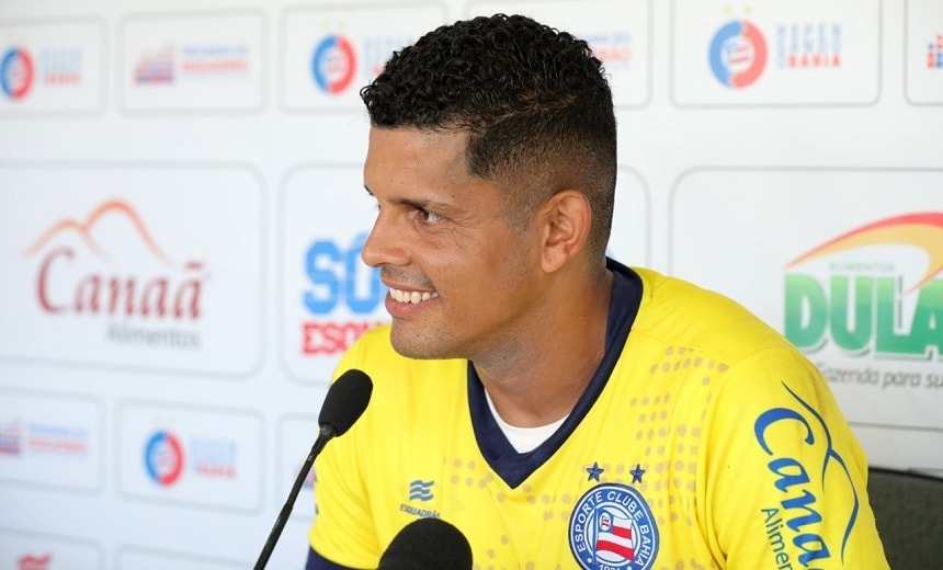 Goleiro Anderson é uma das novidades na equipe do Bahia que enfrenta o &#8216;xará&#8217; de Feira