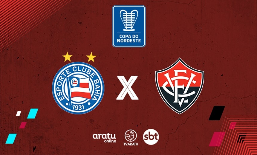 Acompanhe o lance a lance de Bahia e Vitória pela Copa do Nordeste 2019