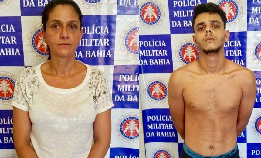 Mãe e filho são presos acusados de tráfico de drogas em Paulo Afonso