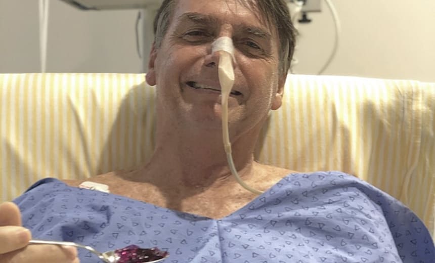 Diagnosticado com pneumonia, Bolsonaro diz que teve &#8220;o prazer de voltar a comer&#8221;; veja