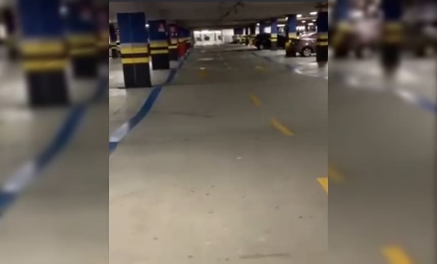 Usuários denunciam problemas estruturais em estacionamento do Shopping Paralela