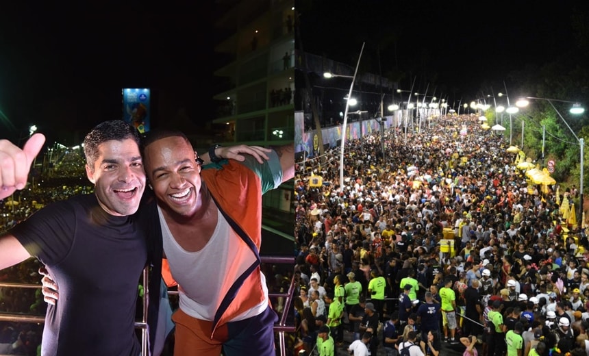 Ao lado de Léo Santana, prefeito curte mais um evento do pré-Carnaval de Salvador