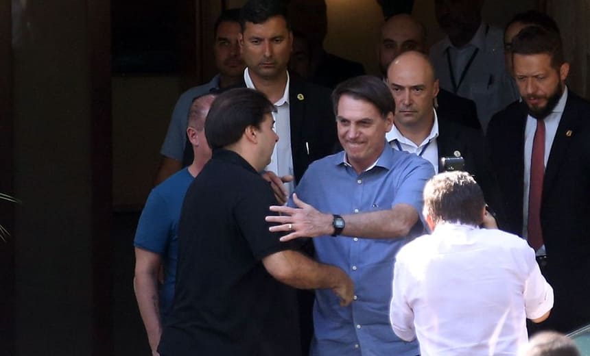 Em churrasco, Rodrigo Maia recebe Jair Bolsonaro, Dias Toffoli e Davi Alcolumbre