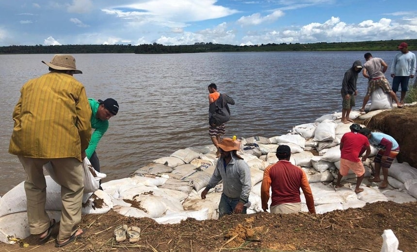 Cidade é evacuada pela chance de tragédia com o risco de rompimento de barragem