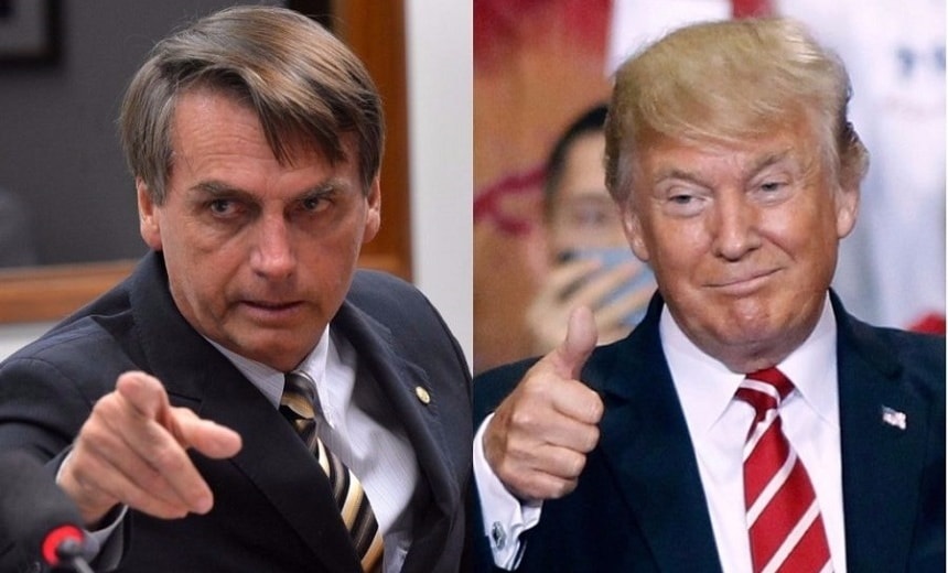 Jair Bolsonaro e Donald Trump se reúnem nesta terça-feira na Casa Branca