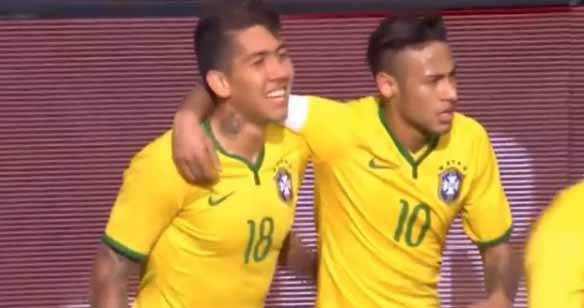 Seleção brasileira vence o Chile com gol de Roberto Firmino