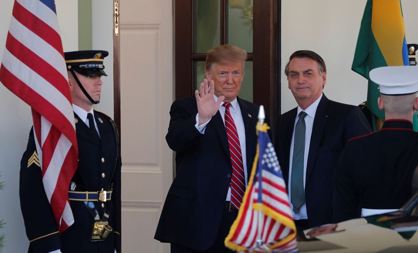 Bolsonaro se reúne com o presidente dos Estados Unidos, Donald Trump