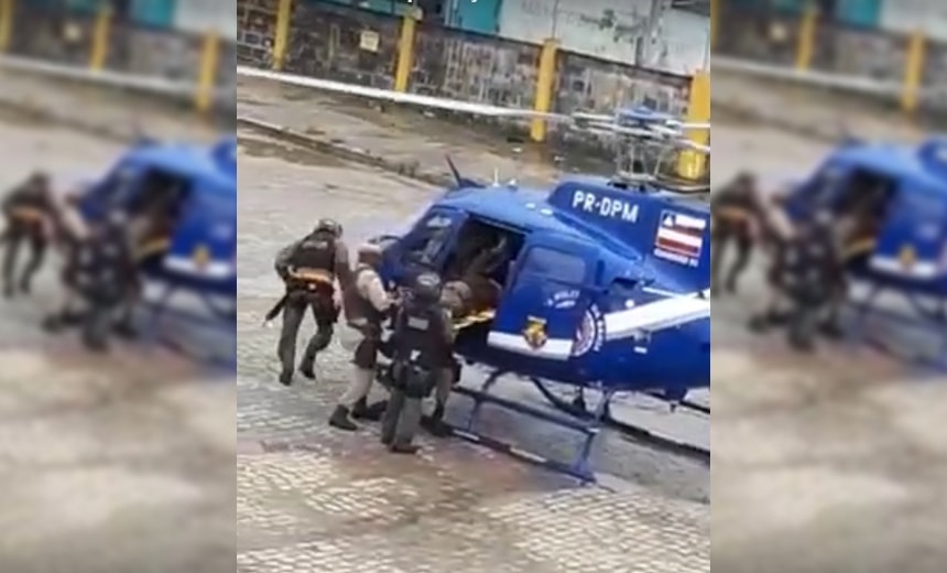 Vídeo: policial militar é baleado na perna durante operação no Lobato