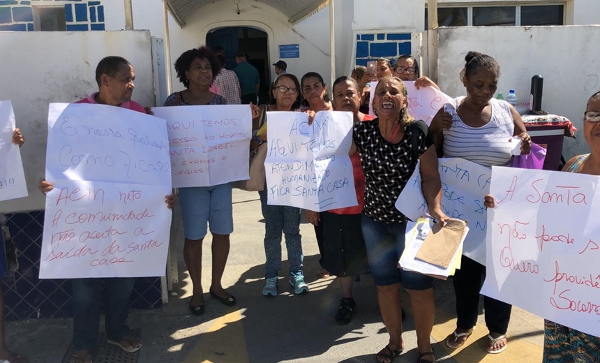 Mudança na administração de Multicentro provoca protestos de pacientes, em Amaralina