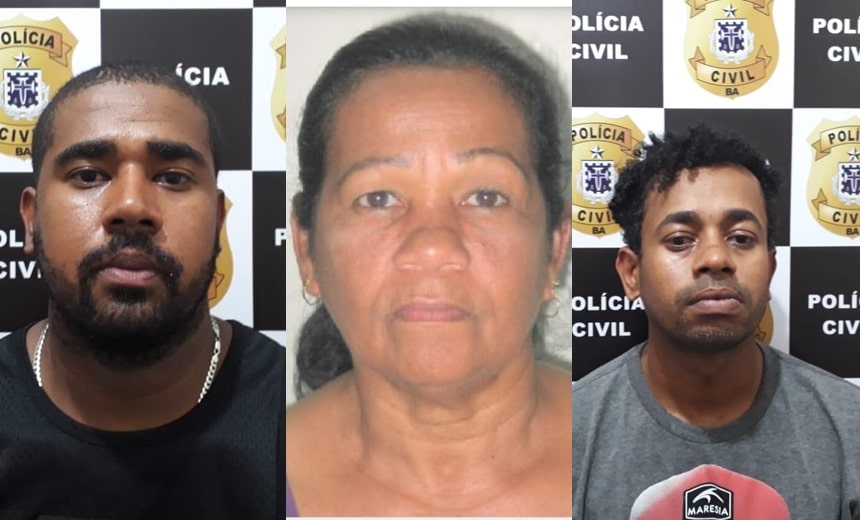 Mãe,filho e comparsa são presos com drogas, armas e R$ 34 mil em Vitória da Conquista