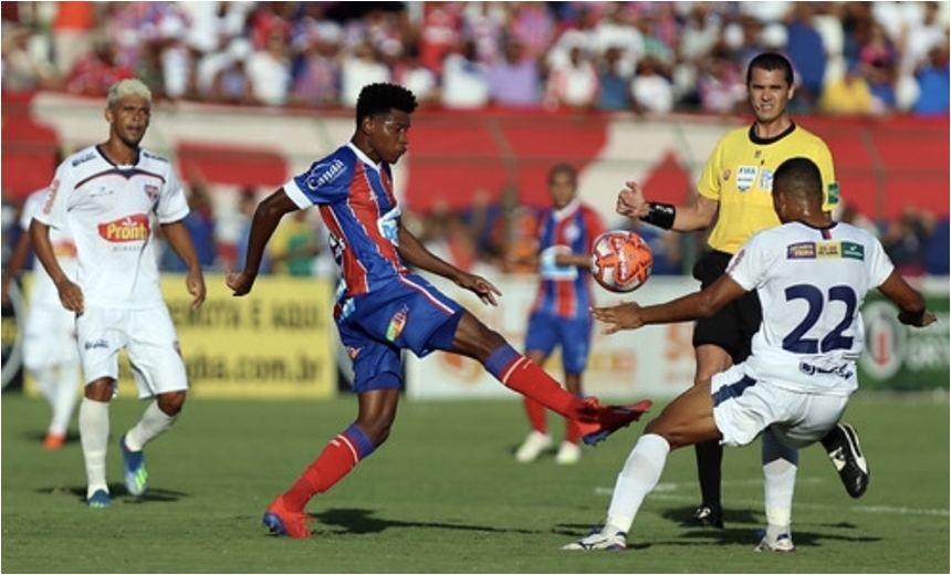 Nos acréscimos, Bahia empata com o Bahia de Feira na 1ª partida da final do Estadual