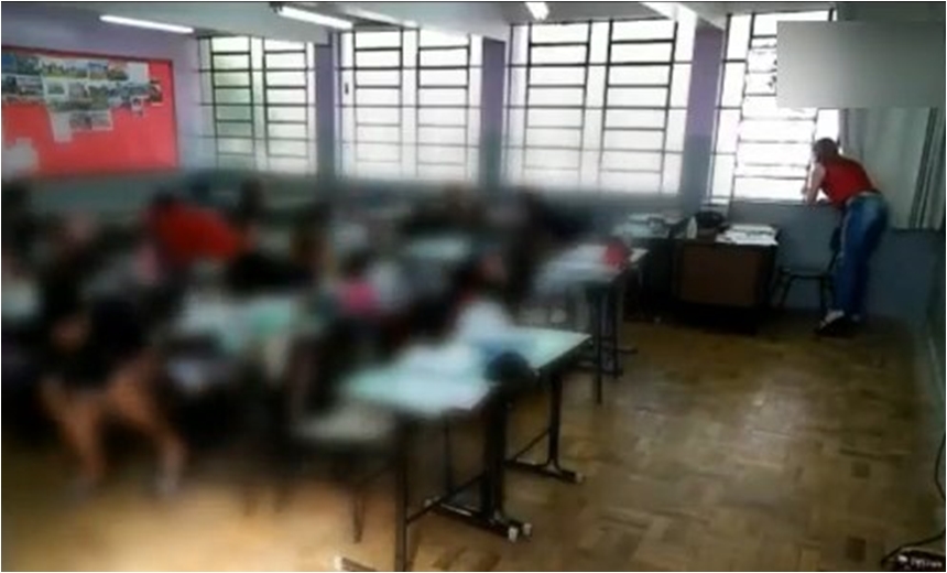 Ataque à agência bancária ao lado de escola provoca pânico entre estudantes