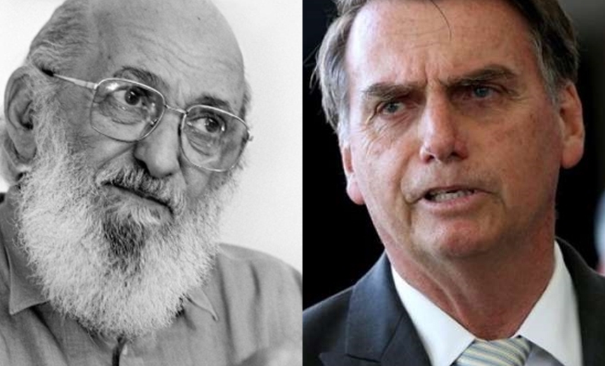 Bolsonaro não quer mais Paulo Freire como patrono da educação