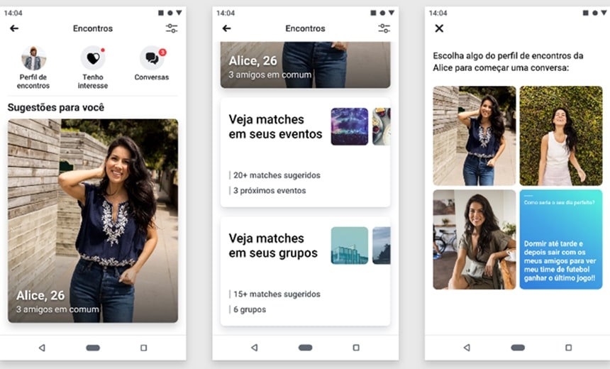 Dating, mais conhecido como &#8220;Tinder do Facebook&#8221;, já está disponível; saiba como usar