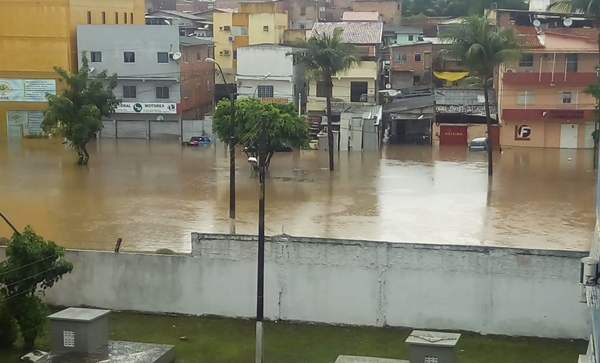 Defesa Civil registra mais de 100 ocorrências após chuvas; 48 imóveis ficaram alagados