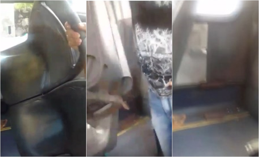 Passageiro se revolta após banco de ônibus soltar: &#8220;quase me fo**!&#8221;; veja vídeo