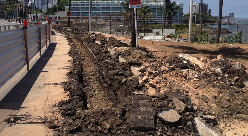 Segunda etapa de requalificação da orla da Barra segue em ritmo acelerado