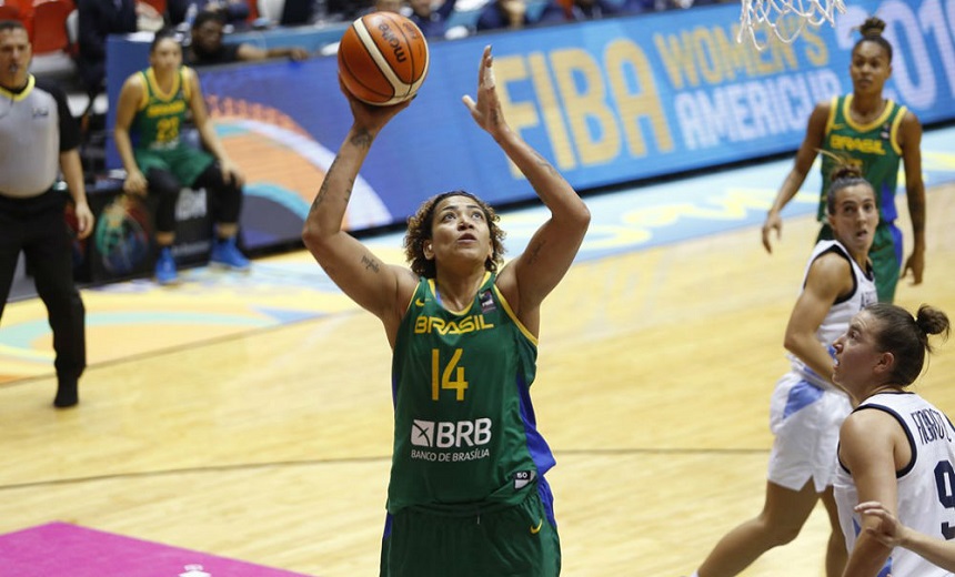 Brasil é derrotado pelos EUA em partida da Copa América de Basquete Feminino