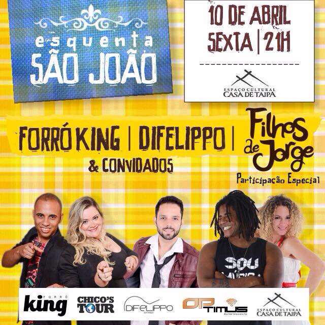 Banda Forró King inicia ensaios de São João e conta com a participação da banda Filhos de Jorge