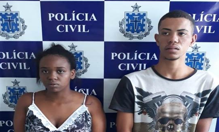 Dupla é detida e três adolescentes são apreendidos com drogas em Santo Antônio de Jesus