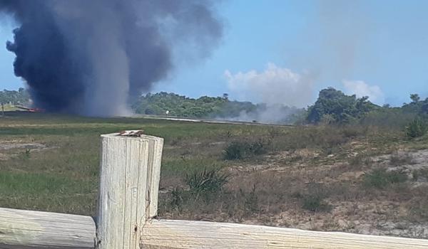 Avião cai em pista de resort de Maraú, no Sul da Bahia; há feridos 