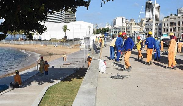 Devido a obras, ônibus terão linhas modificadas na Avenida Oceânica; saiba mais