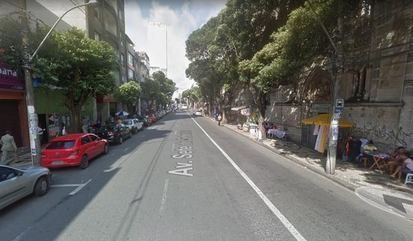 Tráfego é interditado na avenida Sete neste final de semana