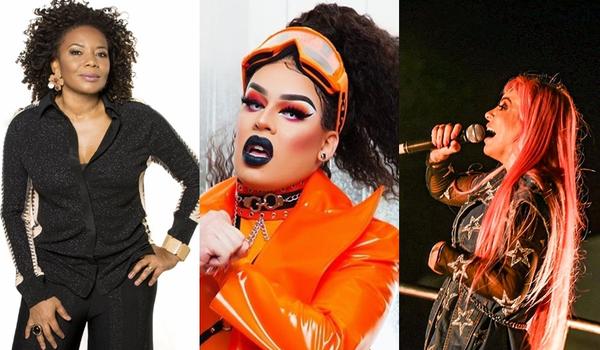 Margareth Menezes, Gloria Groove e Alinne Rosa dividem palco em Salvador