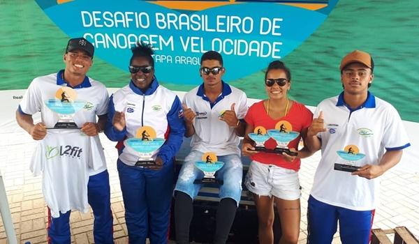 Canoagem da Bahia conquista cinco medalhas no Desafio Brasileiro em Tocantins