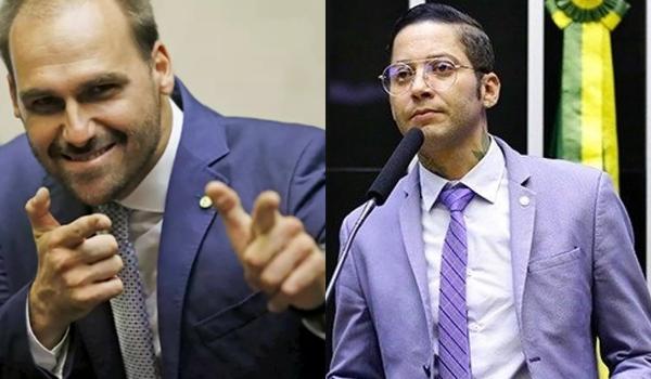 Eduardo Bolsonaro chama Kannário de "vagabundo" após polêmica com PM; "como é eleito?"