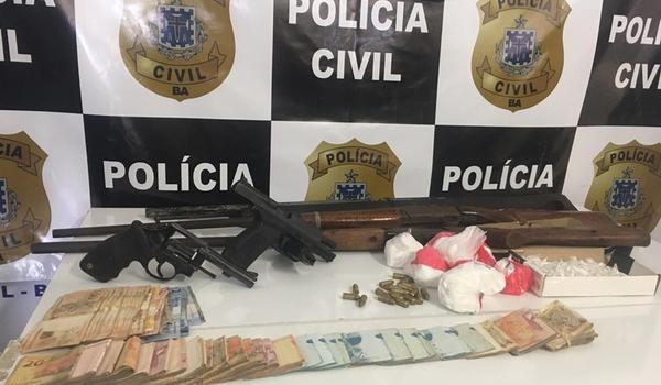 Polícia prende 13 durante megaoperação contra o tráfico e homicídios em Eunápolis 