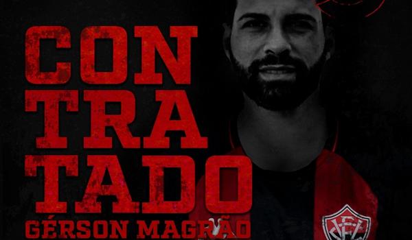 Vitória anuncia mais um reforço para temporada 2020: o meia Gerson Magrão 