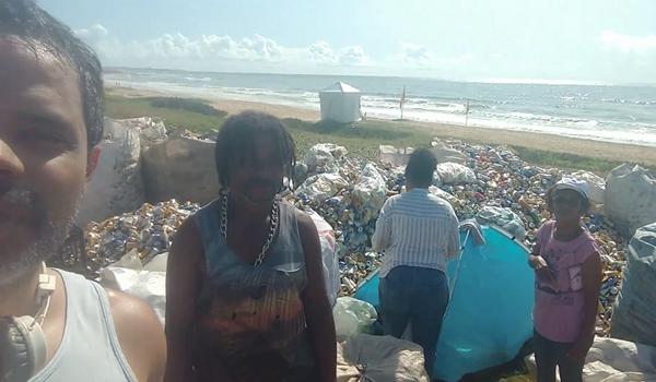 VÍDEO: catadores pedem melhorias nas condições de trabalho durante Festival Virada Salvador