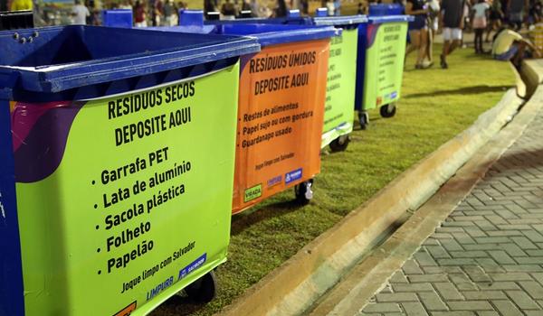 Mais de 5 toneladas de materiais recicláveis são recolhidas no Festival Virada Salvador