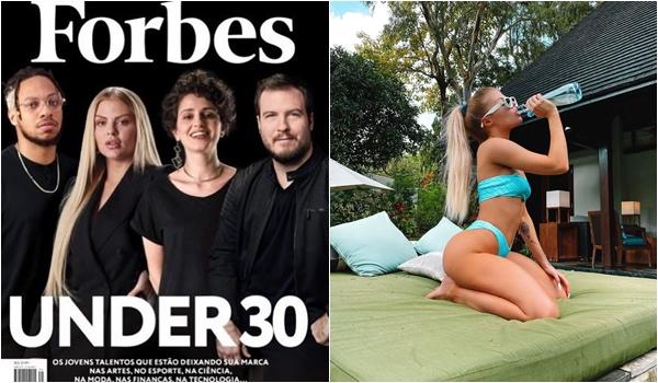 Milionária, cantora Luisa Sonza rebate críticas após estampar capa da Forbes: "vão ter que engolir"