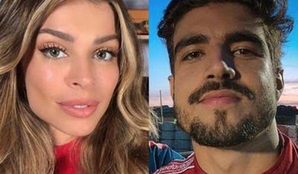 'Mão boba' de Grazi Massafera em Caio Castro chama a atenção de fãs; confira foto