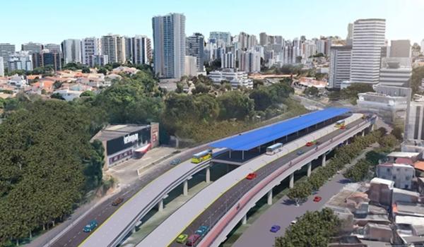 Mais de 20 linhas de ônibus têm itinerários alterados devido às obras do BRT em Salvador